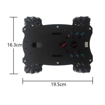 4WD Smart Car Chassis Kit with Motor Driver UNO Development Board and PS2 Wireless Controller