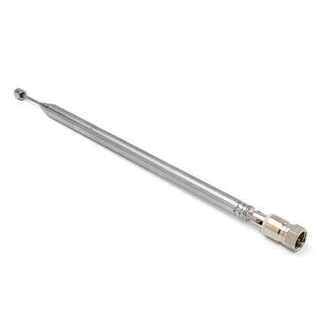 7 Section F Type Replacement Antenna Connector Telescopic Aerial TV AM FM Radio