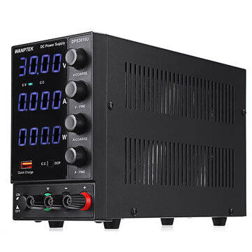 Wanptek DPS3010U 110V/220V 4 Digits Adjustable DC Power Supply 0-30V 0-10A 300W US... (PLUG: AUPLUG)