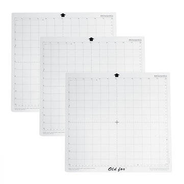 3pcs 12 Inch Replacement Cutting Mat Transparent Adhesive Grid for Silhouette Cameo