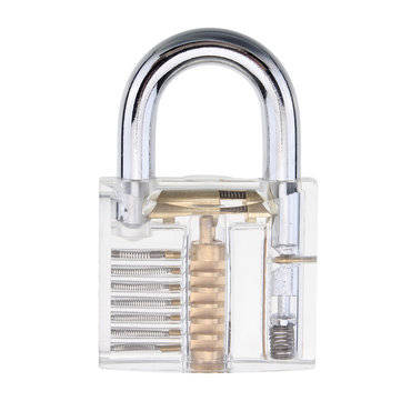 DANIU 24Pcs Lock Picks Training Tool Transparent Practice Padlock Set Locksmith Tool