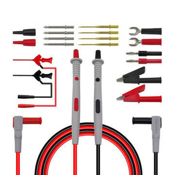 Cleqee P1503D Multimeter Probes Replaceable Needles Test Leads Kits Probes for Digital Multimeter Fe