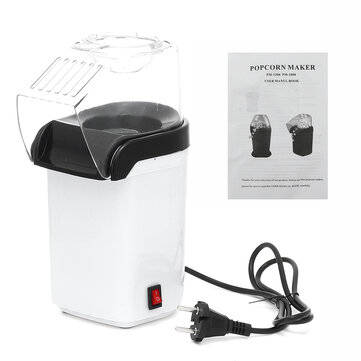 1200W Mini Electric Popcorn Maker Home Hot Air Tabletop Party Snack Machine (PLUG: 110VUSPLUG)