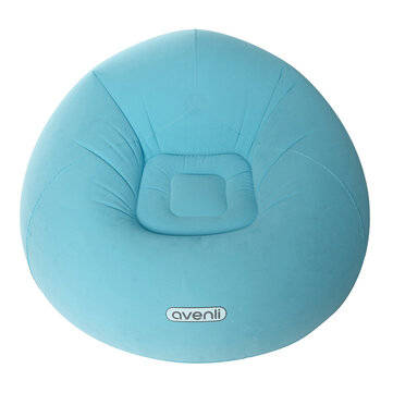 PVC Inflatable Bean Bag Beach Chair Lazy Sofa Portable Lounger Outdoor Camping Travel (COLOR: BLUE)
