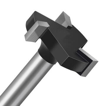 Drillpro CNC Spoilboard Surfacing Router Bits 1/4 inch Shank 1 inch Cutting Diameter Slab Flattening