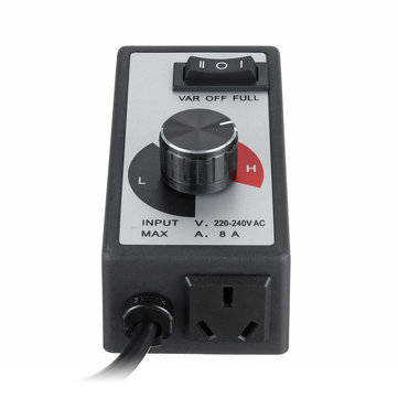 8A Fan Variable Speed Controller Router Electric Regulator Controls 220V-240V