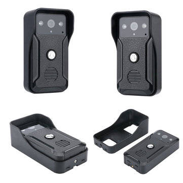 ENNIO 7" 2 Monitors Video Door Phone Doorbell Intercom Wireless Wifi System with  IR-CUT HD 1000TVL