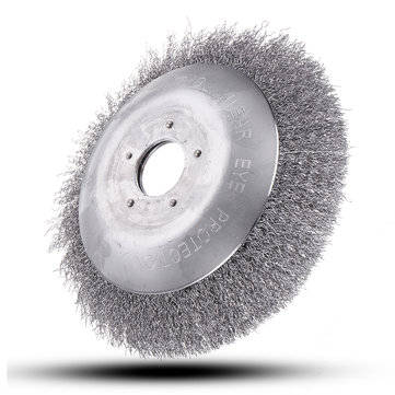 Drillpro 150mm Steel Wire Trimmer Head Derusting Weeding Wheel Grass Brush Cutter Dust Removal Weedi