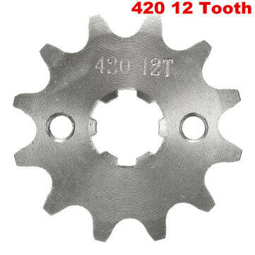 420 10/12/13/14/15/16 Tooth Front Sprocket 17mm For 70cc 110cc 125cc Pit Dirt Bike Re... (STYLE: 12)
