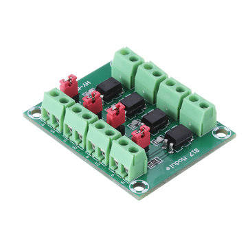 PC817 4 Channel Optocoupler Isolation Board Voltage Converter Adapter Module 3.6-30V Driver Photoele