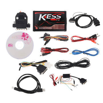 Red EU Version KESS V5.017 No Token Limit KESS V2 Manager ECU Programmer Car Engine Diagnostic Analy