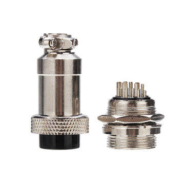 3pcs GX20 7 Pin 20mm Male & Female Wire Panel Circular Connector Aviation Socket Plug