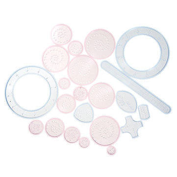 27Pcs Spirograph Design Set Tin Draw Drawing Kids Art Craft Create Education Toys