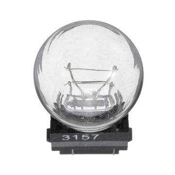 10PCS T25 3157 P27/7W Halogen Lights Bulb Tail Brake Backup Reverse Turn Signal Lamp Warm White