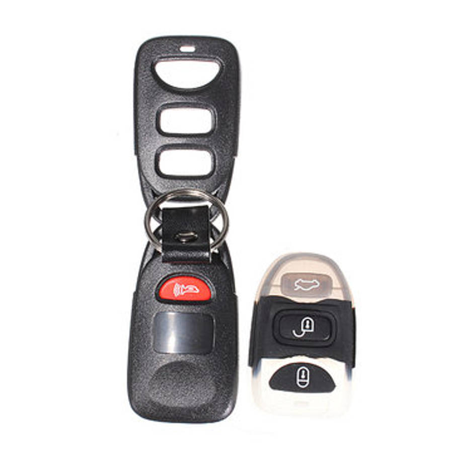 3 Buttons 1 Panic Remote Key Shell for HYUNDAI Elantra Sonata Fe