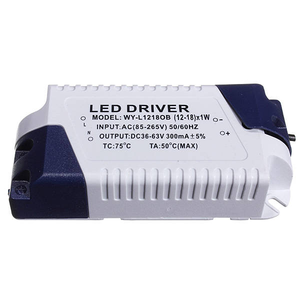 New 300mA Constant Current Home Light LED Power Supply Driver Electronic Transformer 18W