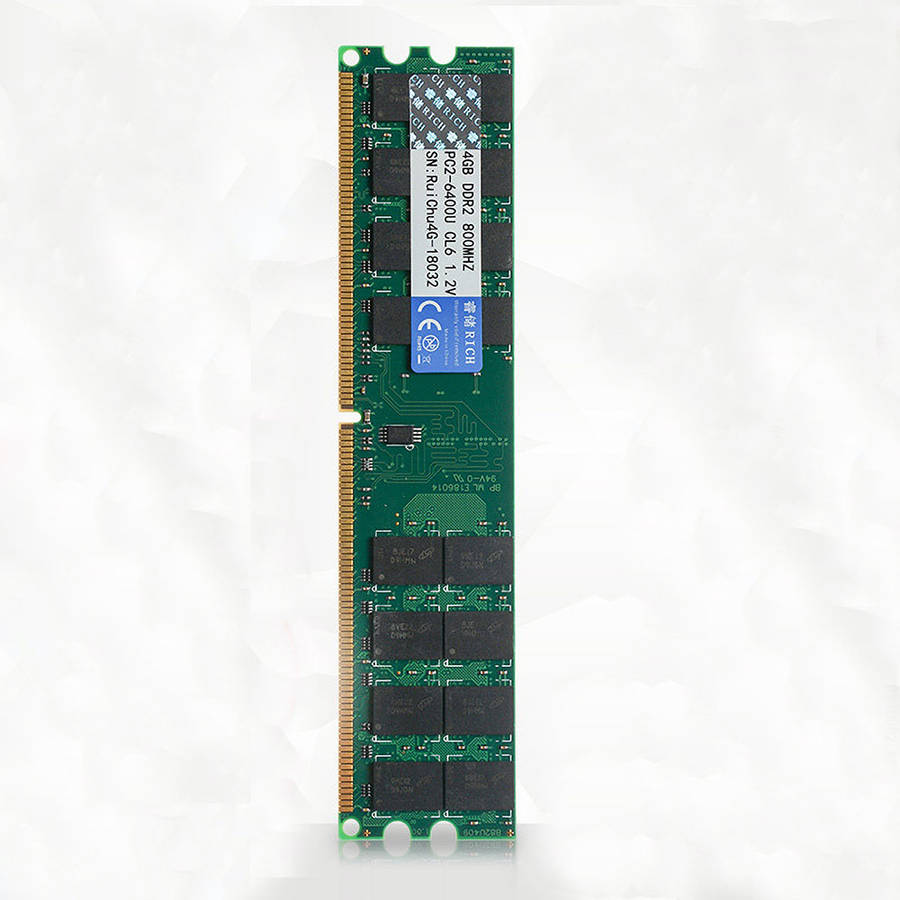RuiChu DDR2 800MHz 4GB AMD RAM 240pin Memory Ram Memory Stick Memory Card for Desktop PC Computer