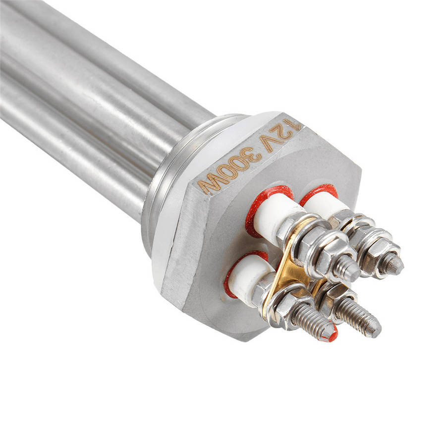 12V 300W NPT BSP Immersion Water Heater Heating Element Solar Energy (Type B) - Free Shipping