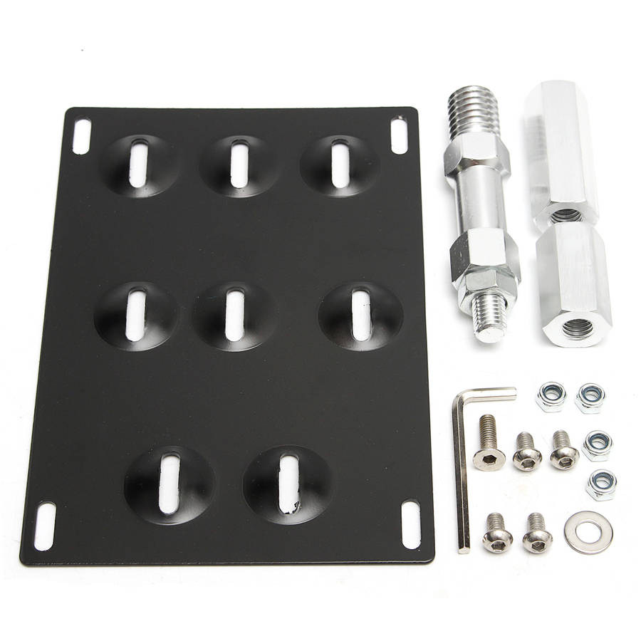 Front Bumper Tow Hook License Plate Mount Bracket For BMW 2 3 4 5 X M Z i