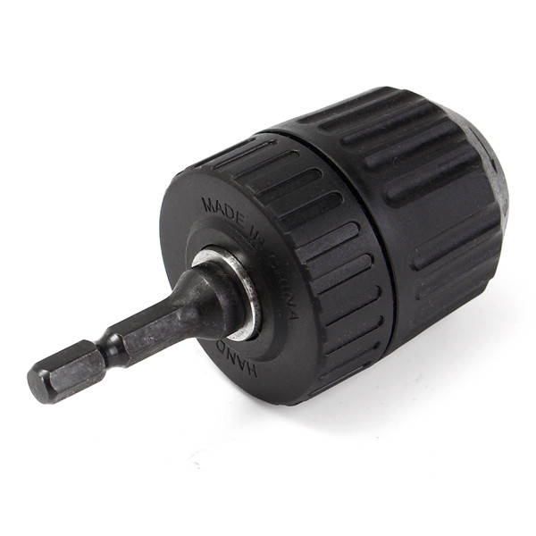 0.8-10mm 3/8 Inch 24UNF Keyless Drill Chuck Converter 1/4 Inch Hex Shank Keyless Chuck Driver