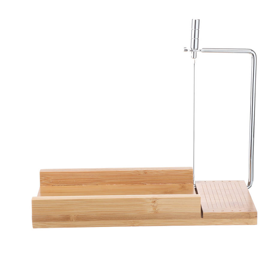 Rectangle Silicone Soap Cake Chocolate Making Toast Mold + Metal Cutter Slicer Tool