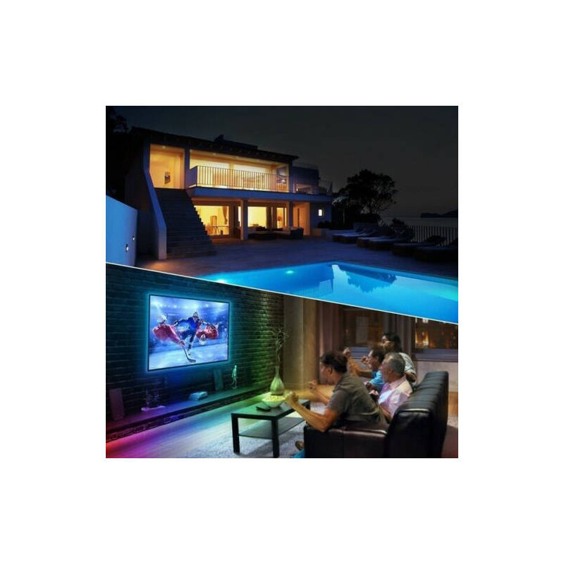 10M LED Smart Strip Lights Music Sync bluetooth App Control Full Kit Remote For Room