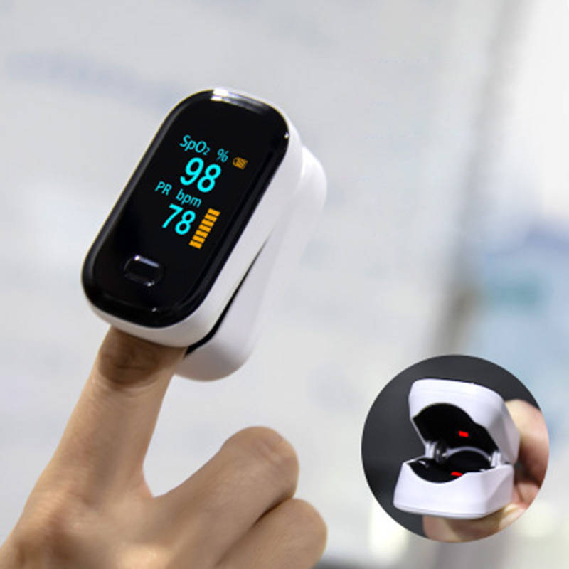 BOXYM oFit-2 Finger-Clamp Pulse Oximeter Medical Finger Blood Oxygen Saturometro Heart De Oximeter P