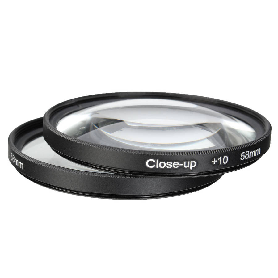 Universal 58Mm Macro Close Up Filter Lens Kit +1 +2 +4 +10 For 58Mm Camera Lens
