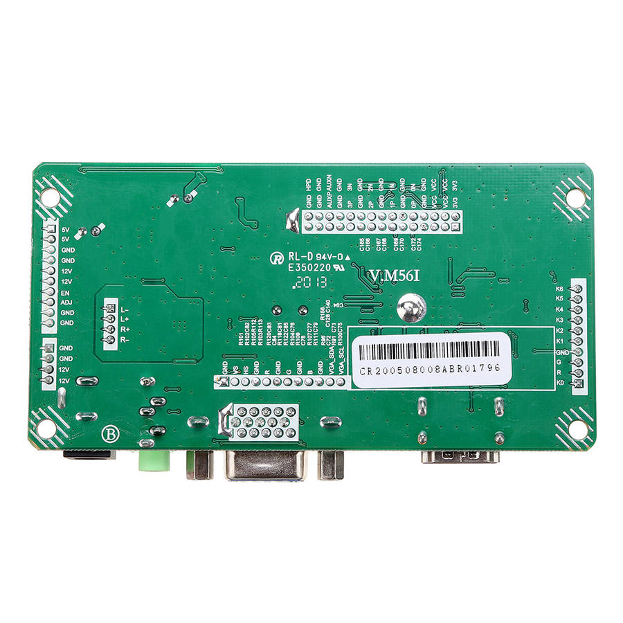 RQ8 HDMI/VGA HD eDP LCD Screen Driver Board 10 Inch-17.3 Inch Universal 1080p RTD2556_eDP 1A1H_WS_R1