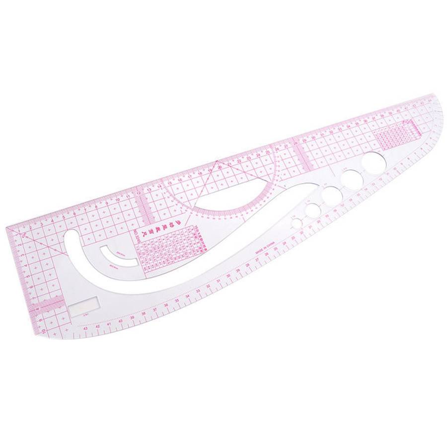 6 Set Clear Straight Curve Ruler Drawing Line Sewing Dressmaking Design Tools