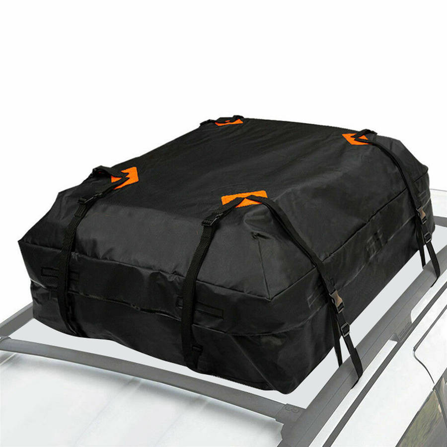 475L Car Rooftop Cargo Bag 420D Waterproof Car Top Carrier Bag Luggage Storage