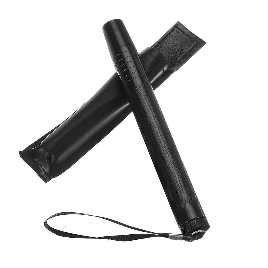 Telescopic Steel Stick Rod Safe Walking Security Emergency Portable 3 Sections Rod (Color Silver)