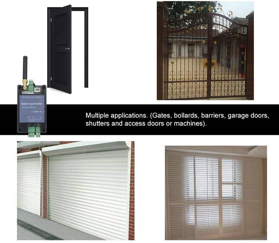 G202 GSM 3G 4G gate opener  Relay Switch Remote Control Door Access Switch Wireless Door Opener By F