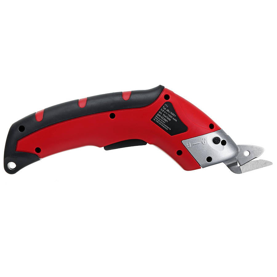 100W Cordless Electric Scissors Auto Cutter with 2 blades Fabric Cutting Machine - Free Shipping