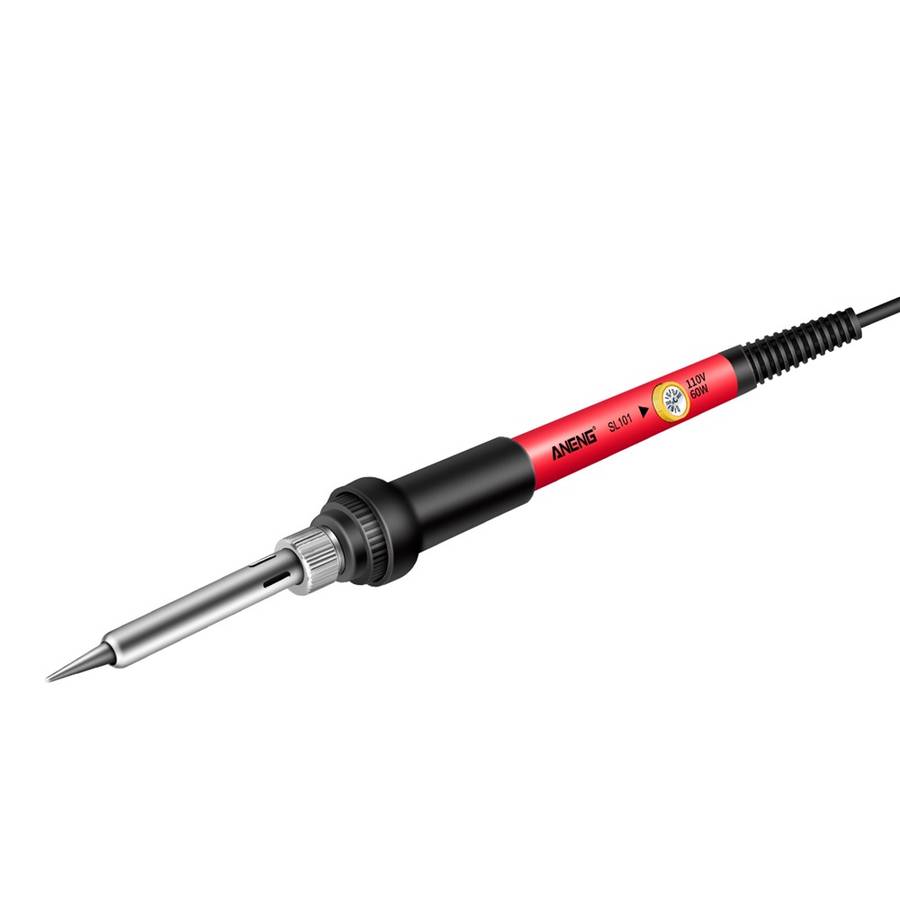 ANENG SL101 12PCS 60W 110V/220V Electric Soldering Iron Kit Temperature Adjustable with Replaceable