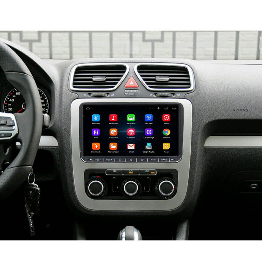 9 Inch 2 DIN for Android 8.1 Car Stereo Quad Core 1+16G Radio Touch Screen GPS bluetooth WIFI for VW