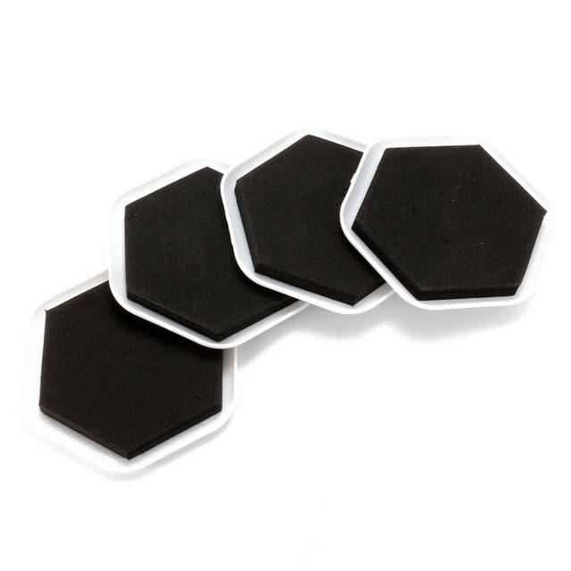 4Pcs Furniture Moving Sliders Mover Pads Moving Furniture Gliders Hardwood