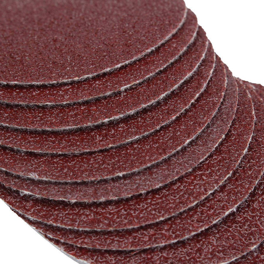50mm Sanding Disc with 100pcs 60-2000 Grit Round Sandpaper for Polishing