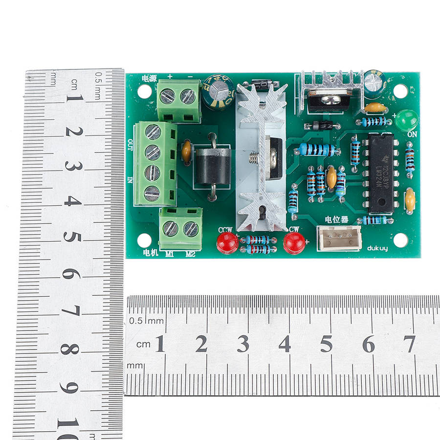 10V 12V 24V 36V PWM DC Controller with Positive Inversion Switch PWM DC Controller for DC Motor Spee