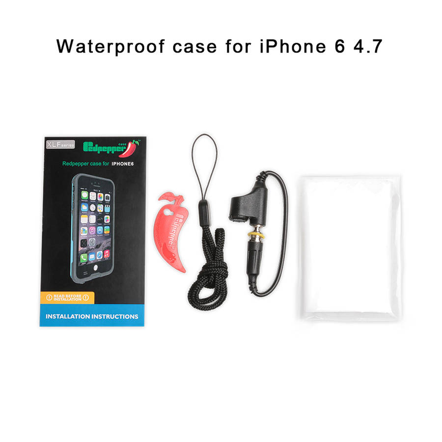 Elegiant For Iphone 6 4.7 Inch Waterproof Case Transparent Touch Screen Shockproof Full Cover Protec