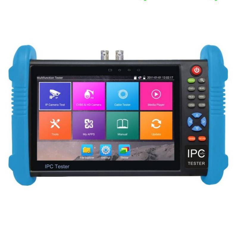 IPC9800Plus+ 7 Inch IP CCTV Tester Monitor Analog CVBS Camera Tester H.265 4K Video Testing Support