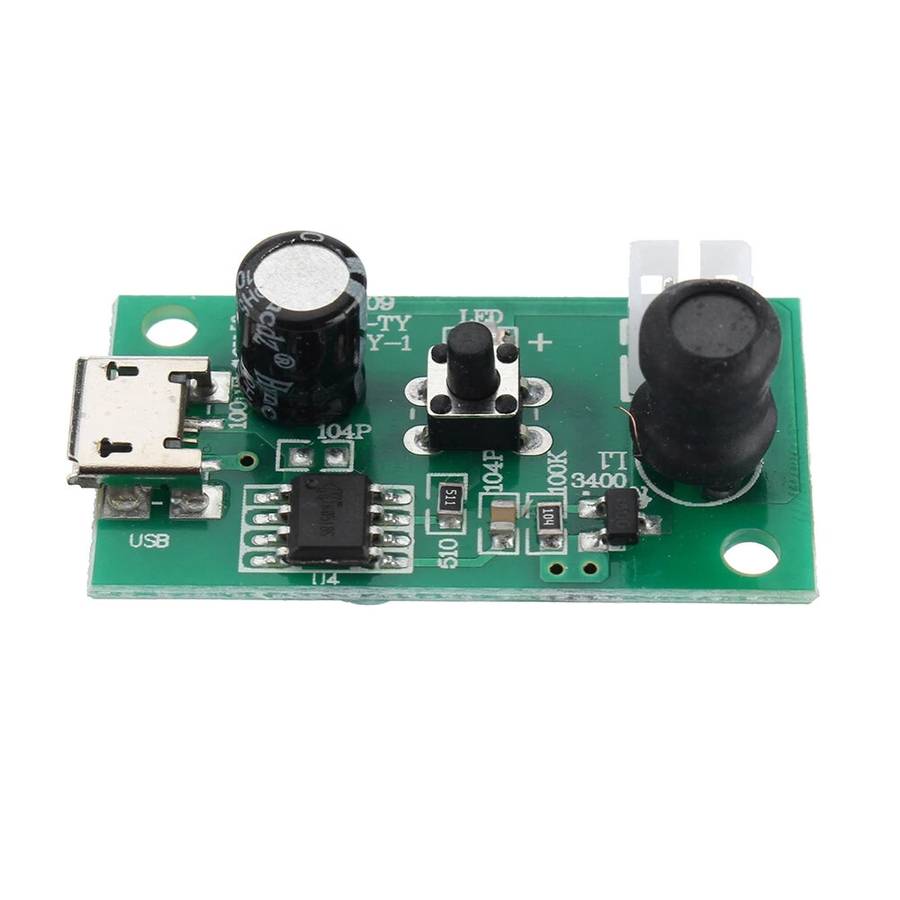 3Pcs USB Humidifier Atomization Driver Board PCB Circuit Board 5V Spray Incubation