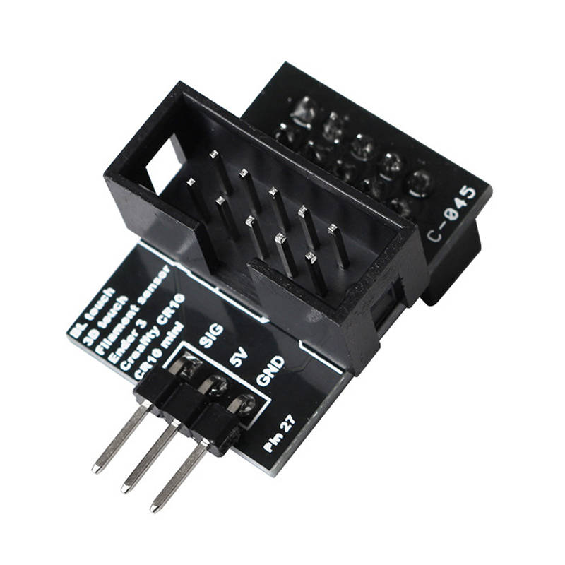 Pin 27 Black PCB Board Adapter Plate for BLTouch Filament Sensor Compatible With Creality CR-10/Ende