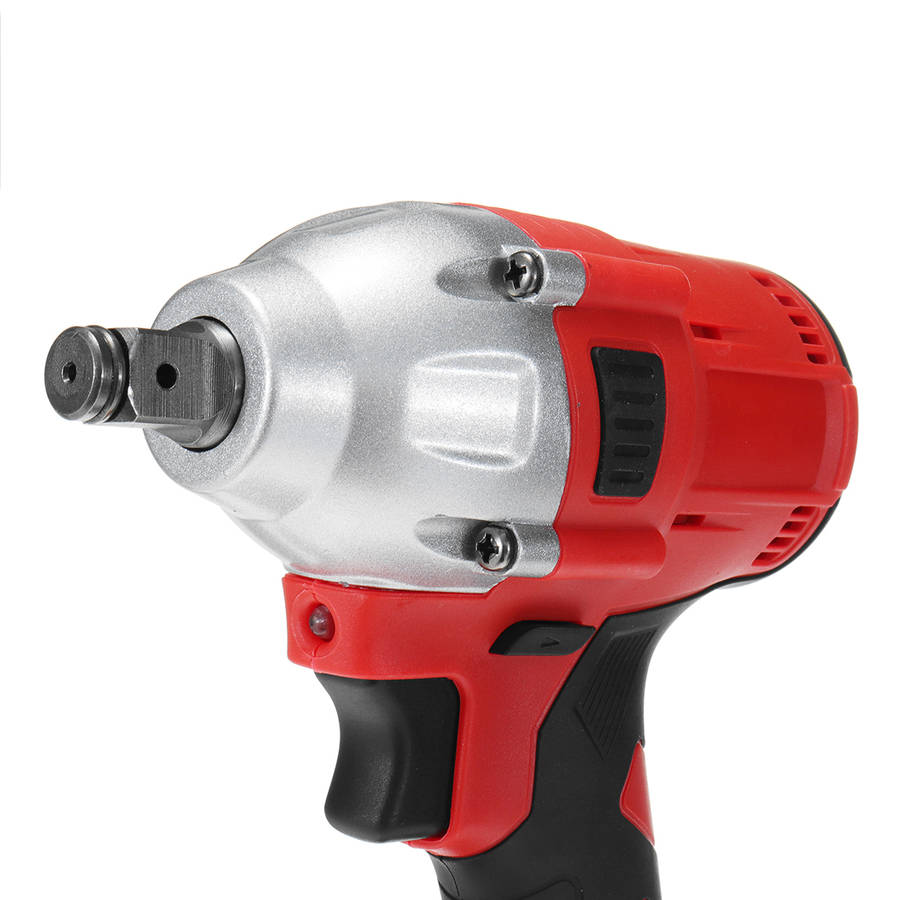 New 320N/M Brushless Electric Impact Wrench Socket Wrench with Lithium Battery & Charger