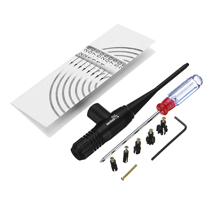 Red Dot Laser Bore Sighter .22 to .50 Caliber Sighting Positioning Laser Bo