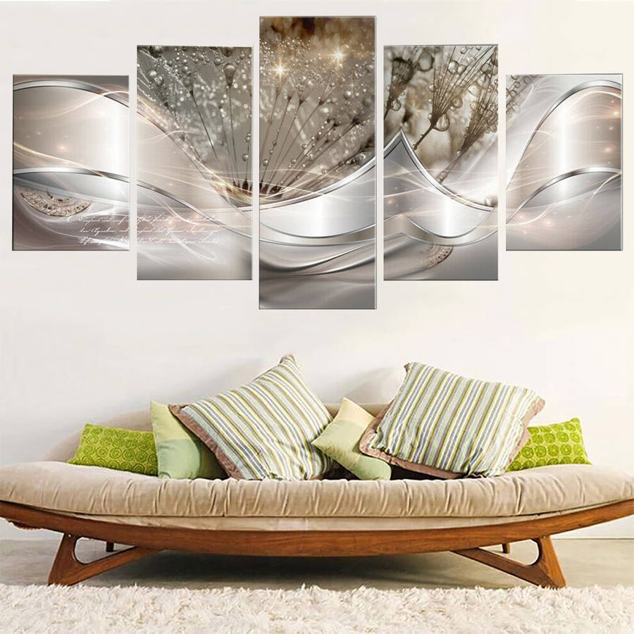 5pcs Painting Canvas Wall Art Painting Home Decor Abstract Wall Art Picture for Living Room Home no