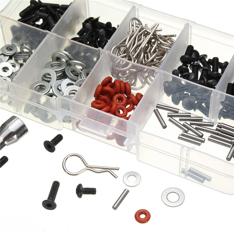 270PCS Set Screws Box Repair Tool Kit For HSP 1/10 RC Car Parts...