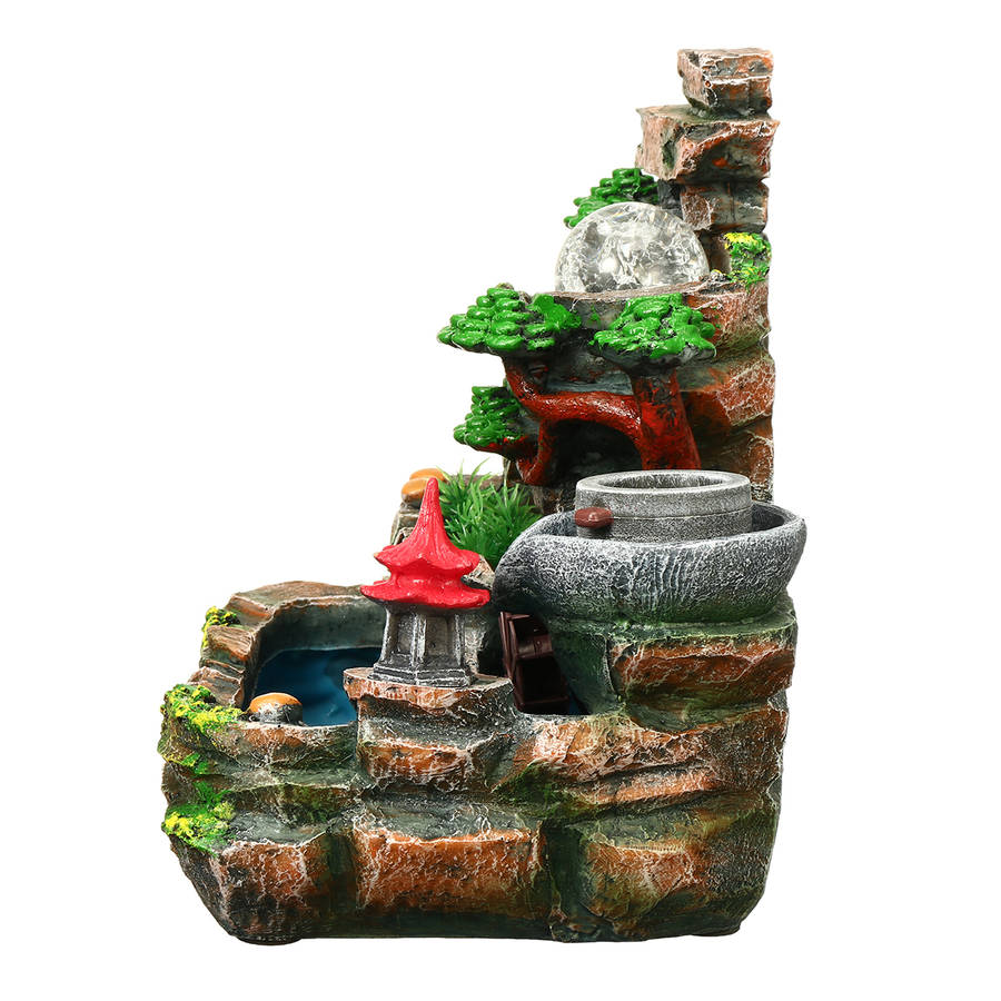 Calming Fountain Water Feature Ornament Home Decor Relaxing Soothing Indoor...