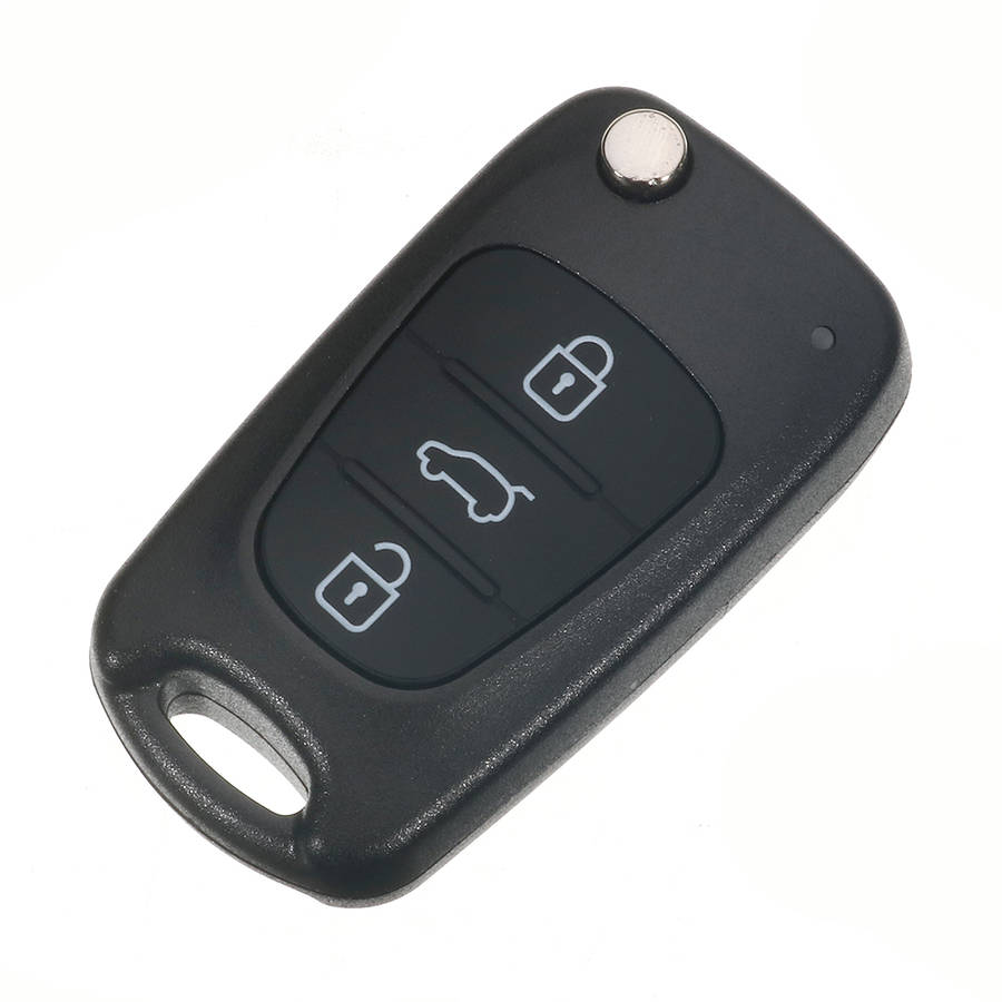 New Remote Folding Key Shell Case Uncut Blade 3 Buttons for Hyundai I20 I30 IX35 I35