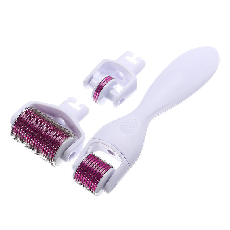New 3 in1 Derma Roller Skin Care Needling Whitening Anti Wrinkles Acne Scars 180